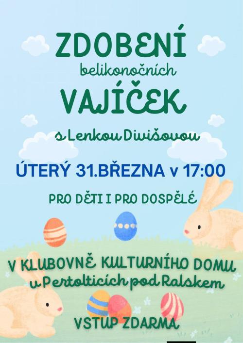 Velikonoce, malování vajíček 2026